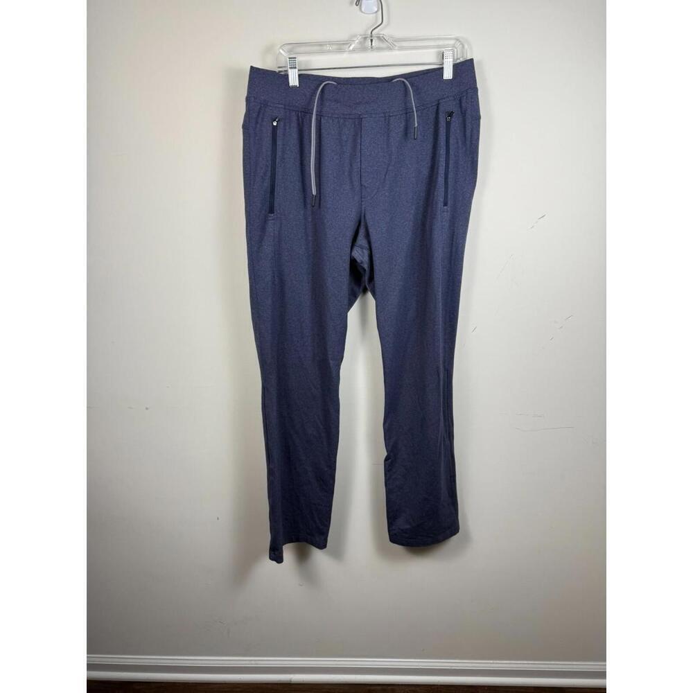 Lululemon Mens Casual Drawstring Straight Leg Stretchy‎ Sweatpants Blue XL